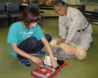 AED講習の写真