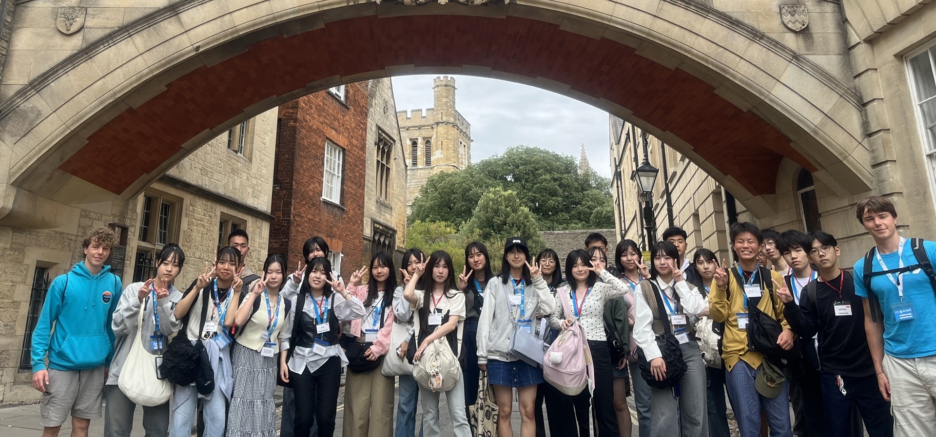 イギリス研修での集合写真