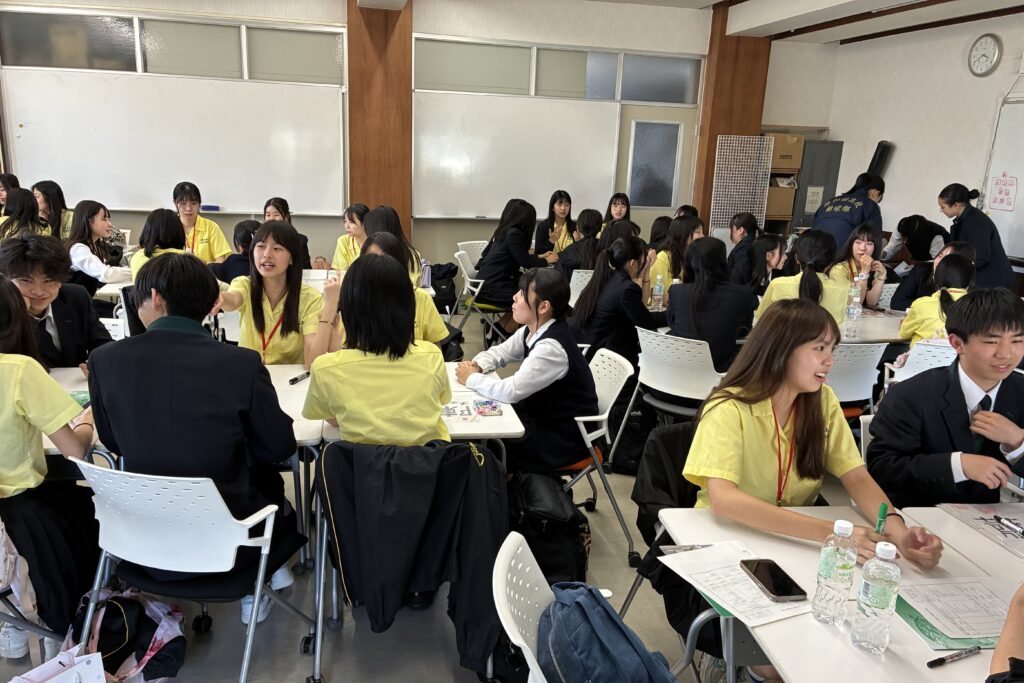 海外姉妹校交流の様子