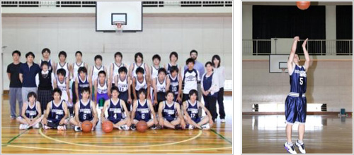 男子バスケットボール 写真