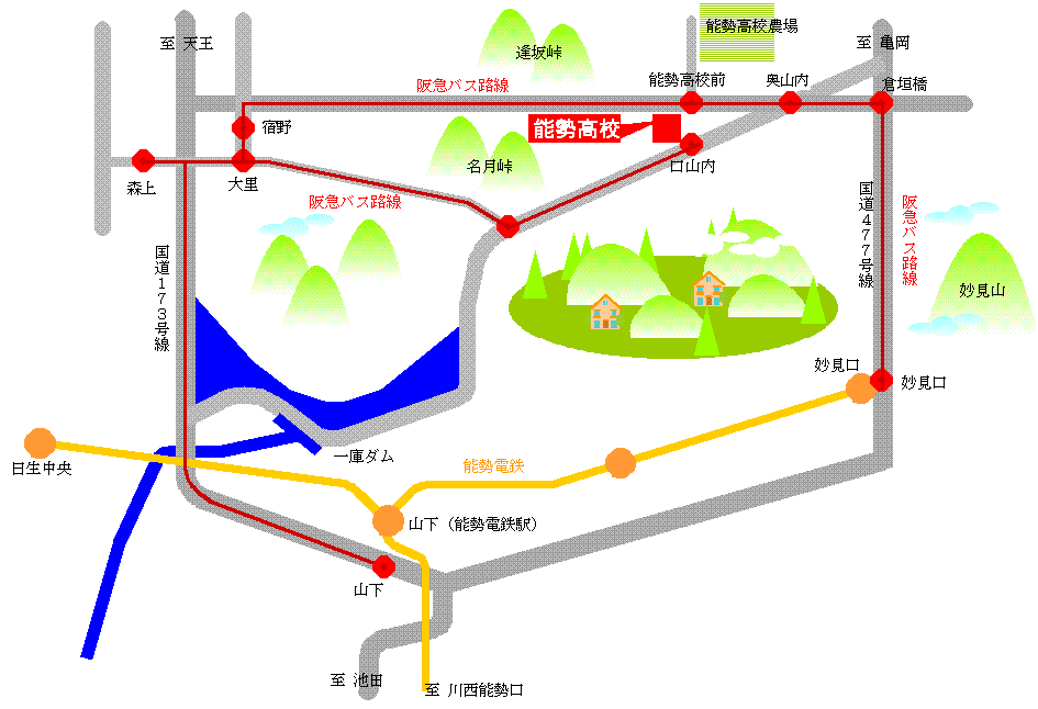 学校までの地図