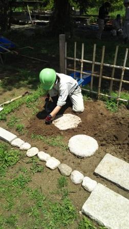 造園技能検定の練習 園芸高校環境緑化科ブログ