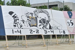 体育祭 立て看板 作製 布施北高校のブログ