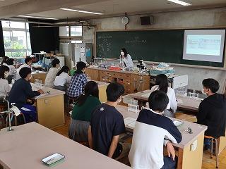実験 カタラーゼの酵素作用 ２年 生物基礎 校長ブログ