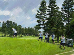 230724【写真】授業の風景43（３年「体育」、ゴルフ実習） (4).JPGのサムネイル画像