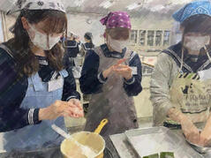 240424【写真】授業の風景⑥（３年「生活文化」、桜餅） (3).JPGのサムネイル画像