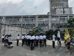 250911【写真】体育祭（大清掃、マスコット解体） (6).JPGのサムネイル画像