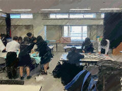 251027【写真】文化祭準備（展示、企画宣伝看板制作） (1).JPGのサムネイル画像