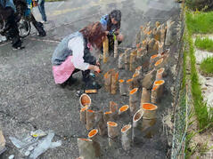 251106【写真】授業の風景74（２年「まちづくり」、茨高竹灯籠） (2).JPGのサムネイル画像