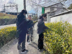 250130【写真】授業の風景91（２年「まちづくり」、イルミネーション片付け） (4).JPGのサムネイル画像