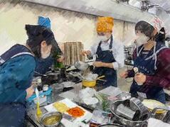 260209【写真】授業の風景93（１年「家庭基礎」、調理実習②（和食）） (8).JPGのサムネイル画像