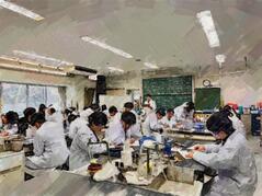 260209【写真】授業の風景95（２年「化学特講」、実験（フェノール、サリチル酸とその誘導体）） (3).JPGのサムネイル画像