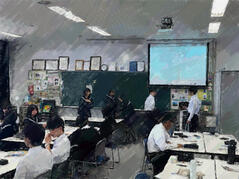 260513【写真】授業の風景⑭（１年「家庭基礎」、いろんな生き方・暮らし方（ロールプレイ発表）） (4).JPGのサムネイル画像