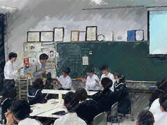 260513【写真】授業の風景⑭（１年「家庭基礎」、いろんな生き方・暮らし方（ロールプレイ発表）） (1).JPGのサムネイル画像