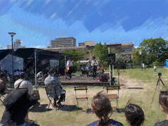 230603【写真】（コメント）軽音楽部活動報告（市民活動応援フェスタ　Let's Action） (1).JPGのサムネイル画像