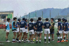 260614【写真】ラグビー部活動報告（第13回全国高等学校７人制大会大阪府予選（vs近大附属高校）） (3).JPGのサムネイル画像