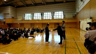 宿泊研修2日目、白梅体育館4