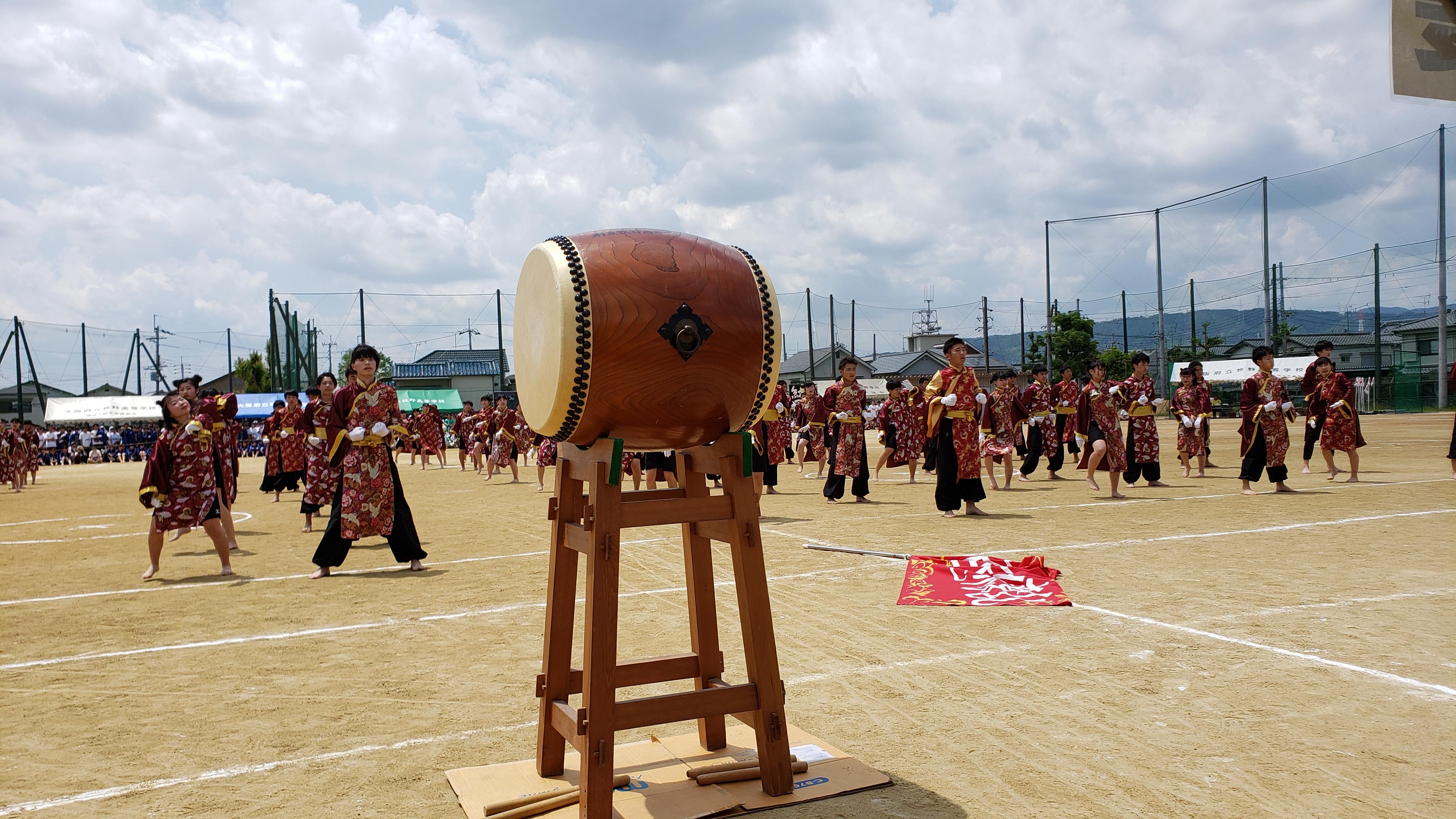 6月5日 水 応援合戦は体育祭の華 赤団 体育祭 牧野高校校長ブログ
