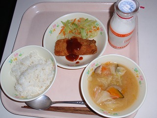 2014中１人気　ひれかつ