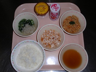 記念献立　刻み