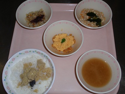 お月見献立　刻み食