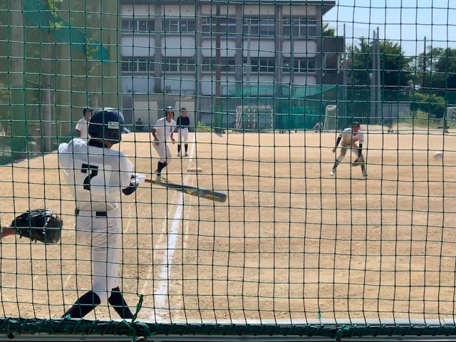 野球部練習試合vs三国丘４