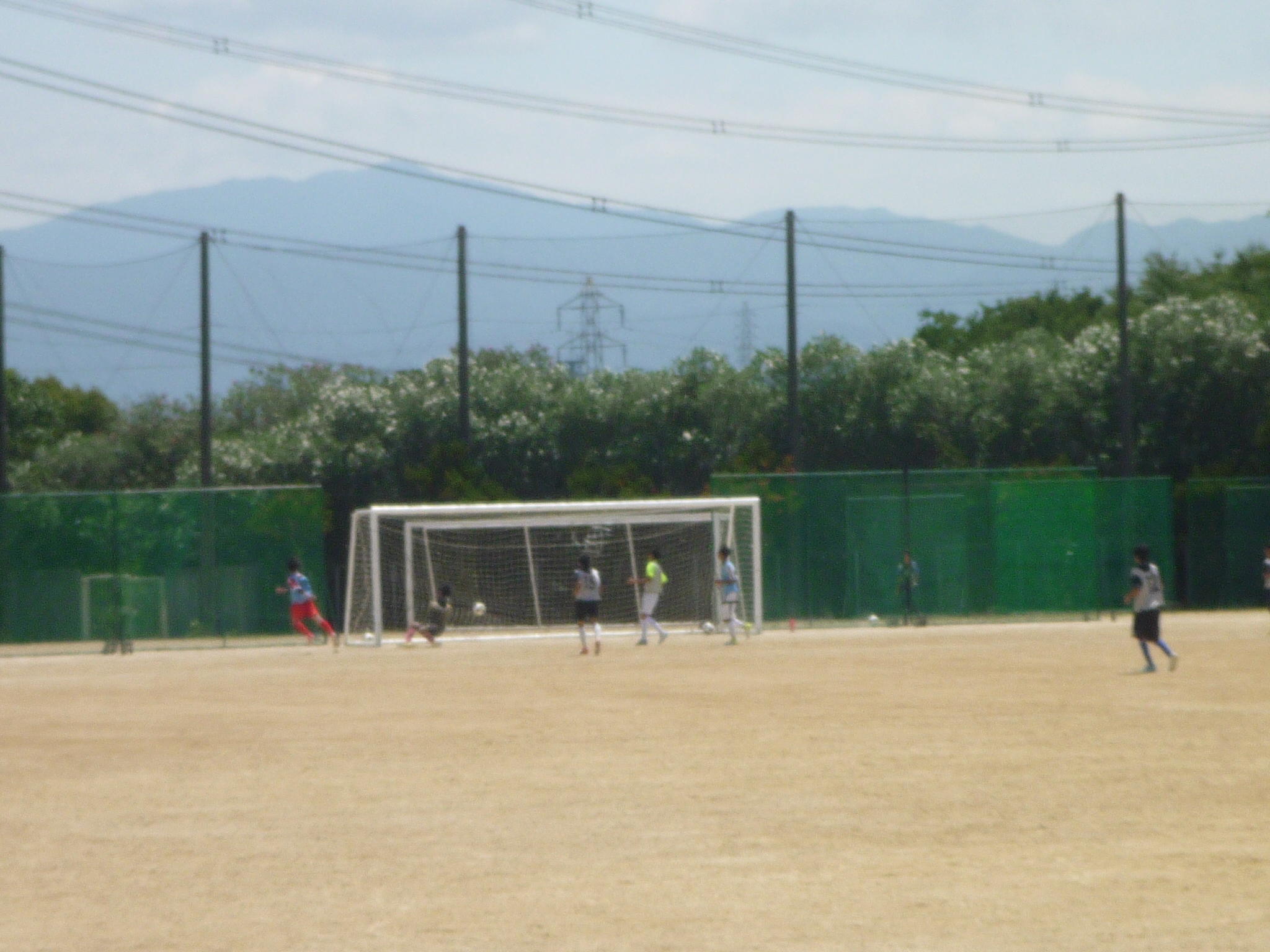 サッカー部 練習風景 校長ブログ 輝く成美生