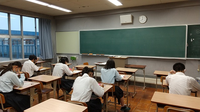 0925１年朝勉数学.JPG
