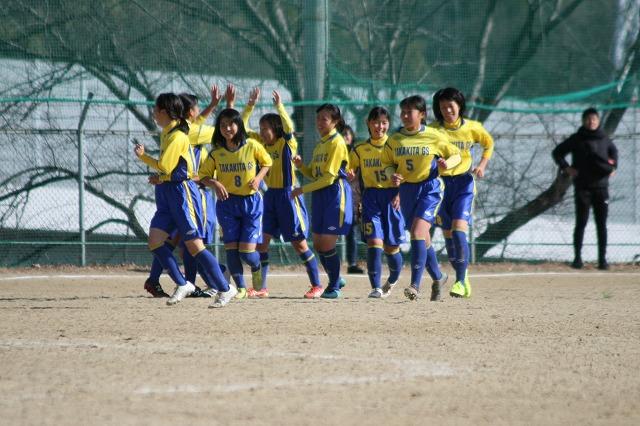 1月13日新人戦 １回戦 Vs茨木西高校 高槻北高等学校 女子サッカー部