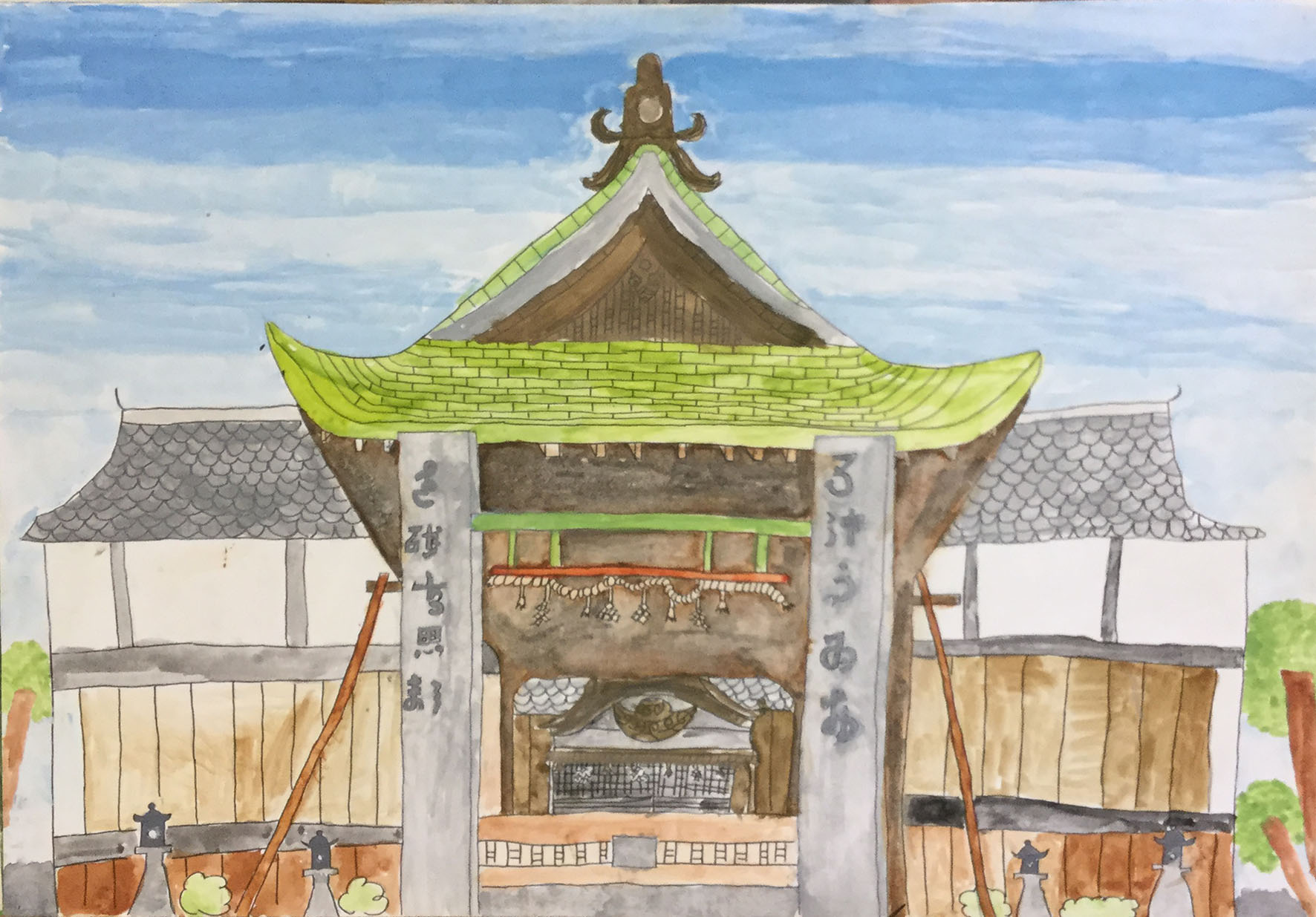 泉佐野市立長南小学校　5年生　蟻通神社