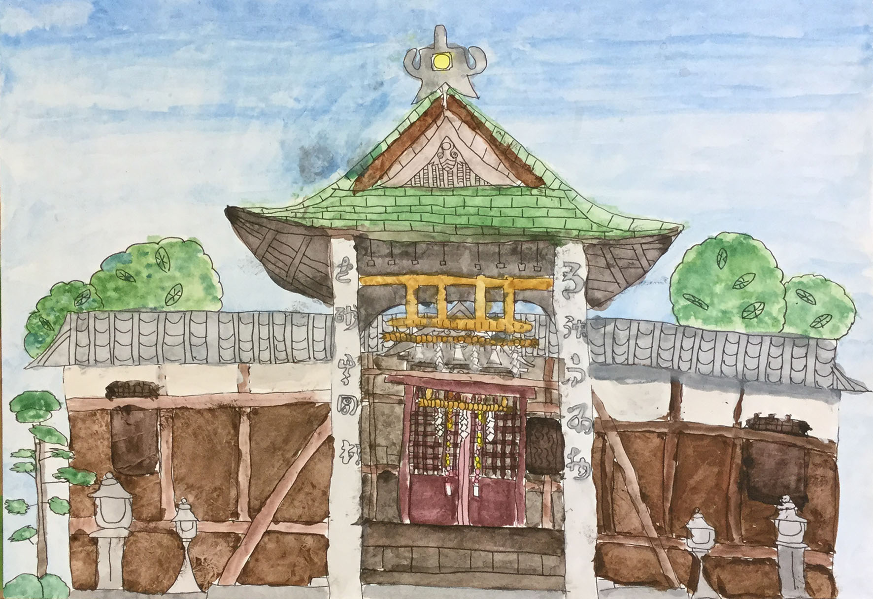 泉佐野市立長南小学校　5年生　蟻通神社
