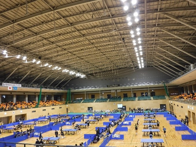卓球部全国聾学校大会の写真
