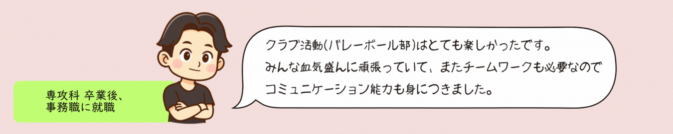 卒業生回答