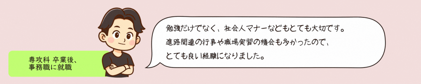 卒業生回答