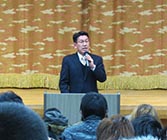 冬休み明けの全校集会