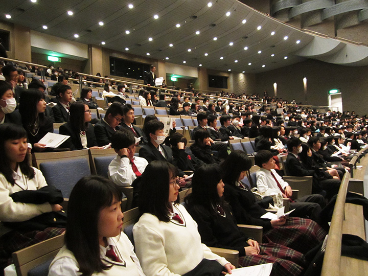 大阪府立日根野高等学校記念式典