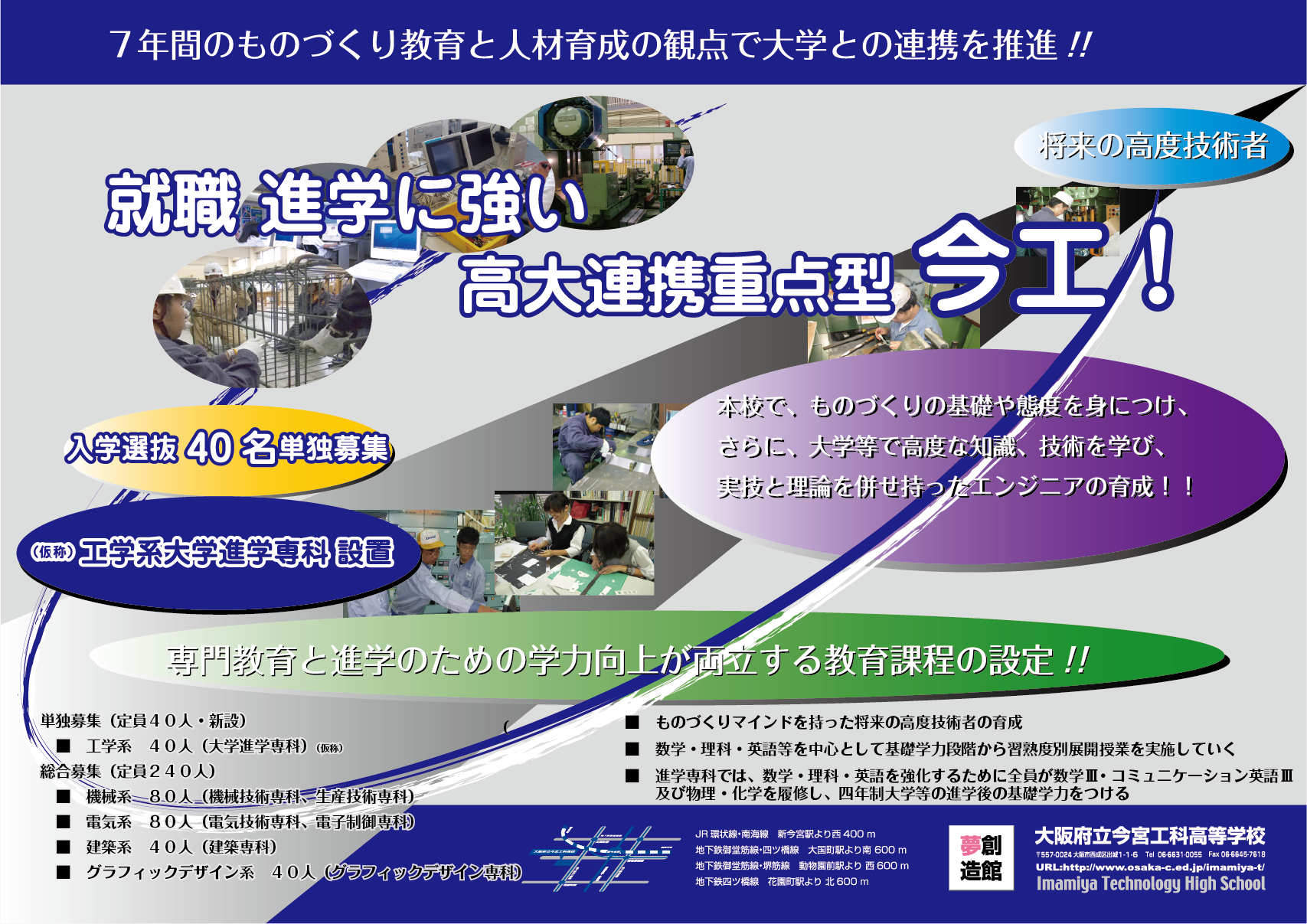 今宮工科大学進学専科概要１