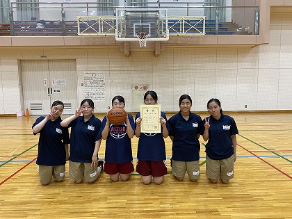 女子バスケットボール部の写真