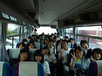 2007年関西吹奏楽コンクールバス車中