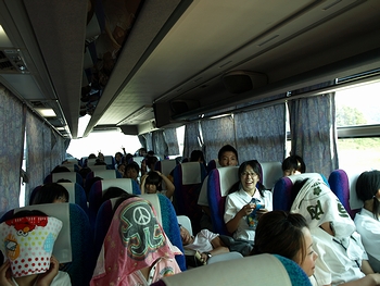 2007年関西吹奏楽コンクールバス車中