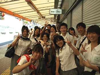 2007関西吹奏楽コンクール帰路バス乗車前