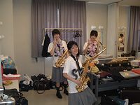 楽屋にて
