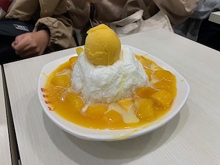 マンゴーかき氷