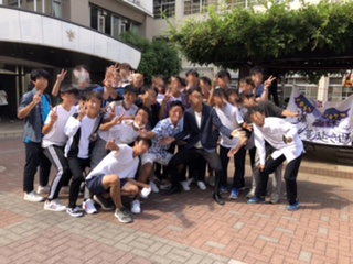 漫才後の集合写真