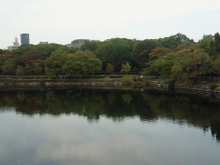 内濠の様子(西)