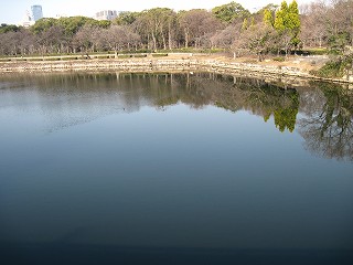 内濠の様子(西)