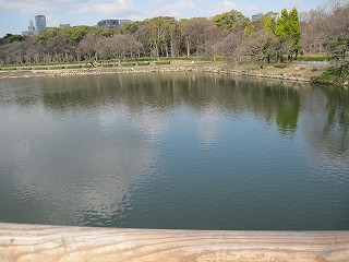 内濠の様子(西)