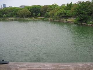 内濠の様子(東)