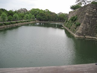 内濠の様子(西)