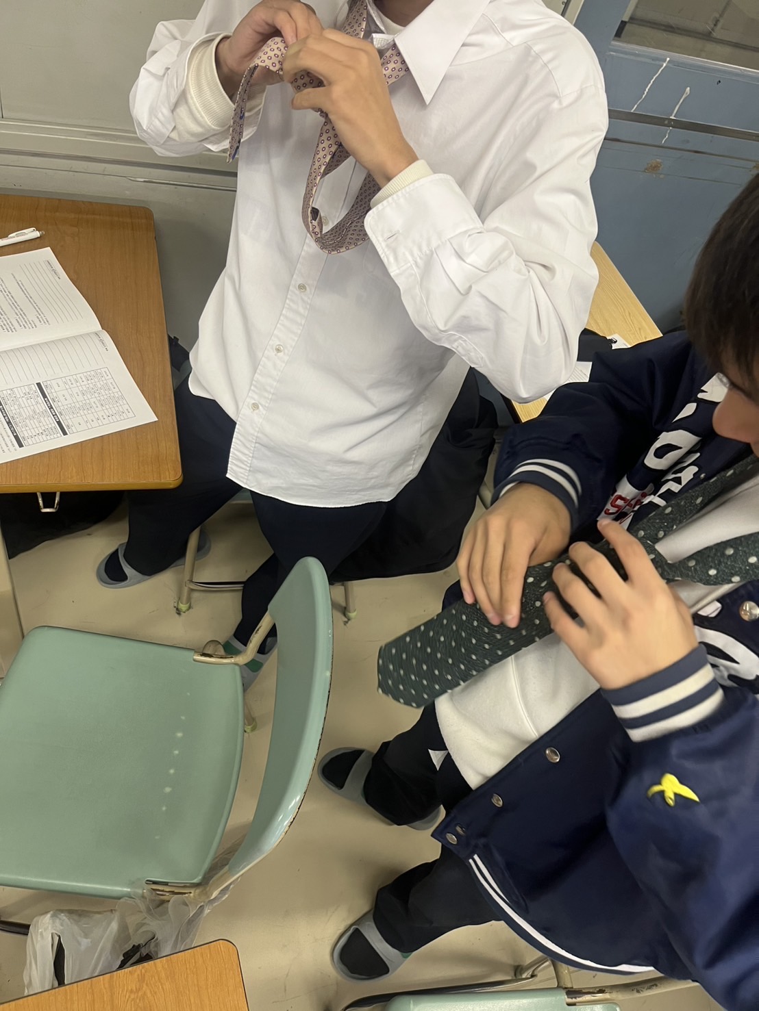 洋服の青山　出前授業2